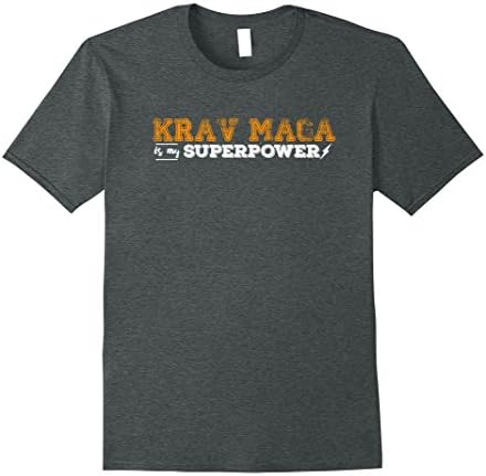 Mens Krav Maga is My Superpower Martial Arts T-Shirt 3XL Dark Heather