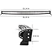 Senlips 52” 300W Led Light Bar Curved Spot Flood Combo Beam Off Road Waterproof Driving Bar with 2PCS 18W Led Pods Flood and Wiring Harness 10ft 12V 1 Lead for Trucks Jeeps ATV Car Accessories