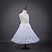 WINOMO Girls' Skirt Petticoat Half Slip Flower Girl Crinoline Skirt,White,Universal