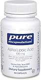 Pure Encapsulations - Alpha Lipoic Acid 100 mg. - Hypoallergenic Water- and Lipid-Soluble Antioxidant Supplement - 60 Capsules