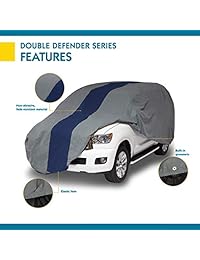 Cubiertas Duck Doble Defender, cubierta para SUV, Gris Azul marino