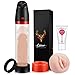Penis Vacuum Pump,UTIMI Electronic Male Enhancement Penis Growth Pump Sex Toys with 4 Suction Intensities for Stronger Bigger Erections,Water Based Lube Included