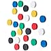 Scribble 24 Pack Fridge Magnets, Whiteboard Magnets, Magnets for Whiteboards, Refrigerator Magnets, Colourful Round Magnets for Notice Board, Schools, Classrooms, Home, Office & Lockers.