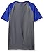 Under Armour Boys' HeatGear Armour Up Digi Fitted Short Sleeve Shirt, Ultra Blue (907)/Graphite, Youth Medium