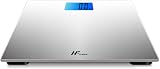 HomeFashion HFitness 28x28cm 180KG Digital Bathroom Scale Backlit Display view 2
