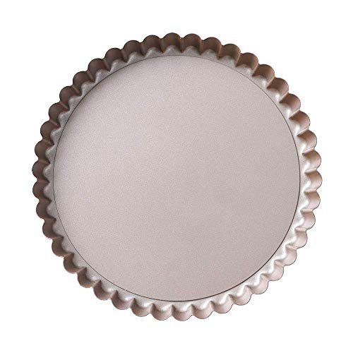 Bakerdream Non-stick Tart Pan Quiche Pan with Removable Bottom Mini Tart Pan Pie Pan with Loose Bottom Round