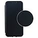 Lontect Compatible iPhone Xs Case, Slim PU Leather Folio Flip Case with Card Slot & Clear Soft TPU Back Cover for Apple iPhone Xs - Black