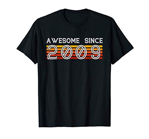 Awesome Since 2009 - 11 Years Old 11th Birthday Gift T-Shirt