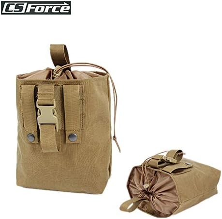 Best Quality - Pouches - Tactical Folding Dump Drop Pouch MOLLE Protable Ammo Pouch Magazine Reloader Military Hunting Bags for Backpack Belt 600D Nylon - by DINAX - 1 PCs