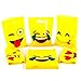 LOUHUA Pack of 100 Emoji Party Favor Gift Candy Bags Bulk for Boys Girls Kids Party Supplies Favors (20 pcs per style)