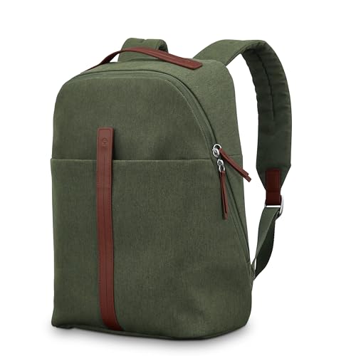 Samsonite Virtuosa Carry-On Travel Backpack with Padded Laptop Sleeve, Pine Gre…