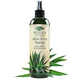 Green Leaf Naturals Organic Aloe Vera Gel Spray for Skin, Hair, Face, After Sun Care and Sunburn Relief - 99.8% Organic - 100% Pure and Natural Skin Care Moisturizer