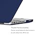 GMYLE Soft-Touch Frosted Hard Case for MacBook Pro 13 inch with CD-ROM (Model: A1278) - Navy Blue