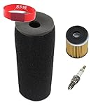 SPM Air Filter with Spark Plug Oil Filter for 2004-2013 Yamaha Raptor 350 YFM350R