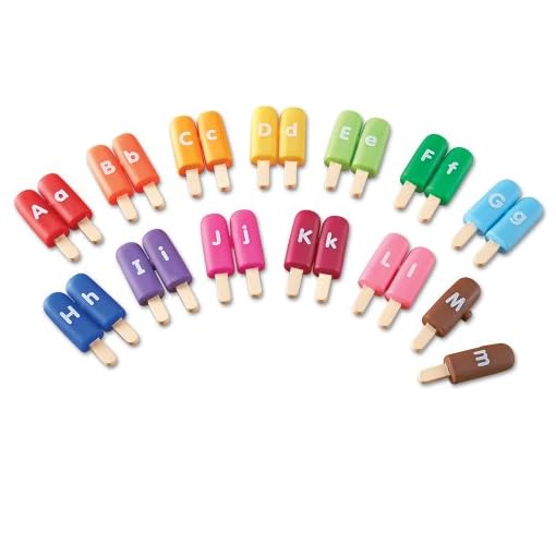 Learning Resources Smart Snacks Alpha Pops, Alphabet Matching & Fine Motor Skills Toy, 26 Double Sided Pieces, Ages 2+
