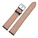 WOCCI 18mm 19mm 20mm 21mm 22mm Alligator Embossed Leather Watch Band, Replacement Strap for Men or Women