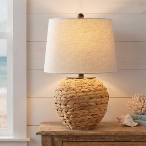 PARTPHONER Rattan Table Lamp