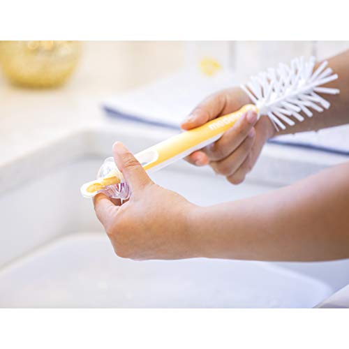 image for Medela Quick Clean Bottle Cleaning Brush, Soft, Flexible Head; Adaptab