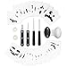 Pumpkin Carving Tools Kit - 37 PIECES - 30 STENCILS - 5 TOOLS - 2 LIGHTS - Pro Level Stainless Steel Pumpkin Carving Kit Tools Set