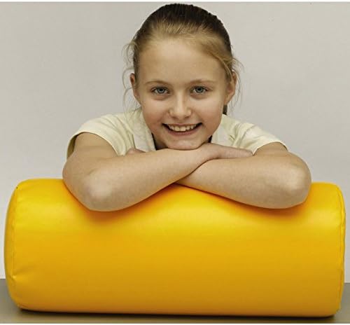 Sensory Soft Play Bolster Pillows Set of 4 Yellow Blue Green Red