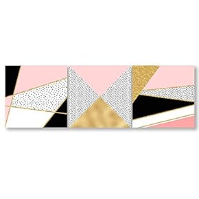 3 Piece Canvas Wall Art-The Magic of Minimalism-Canvas Prints Home Artwork Decoration for Living Room,Bedroom - 12"x12"x3 Panels