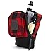 Vape Carrying Case for Travels - Secure, Organized, Premium Vape Bag - Fits Medium Mechanical Box Mods, e-Juice, Battery, Tank Holder & Accessories - Wick and Wire (Stash Red Plaid)