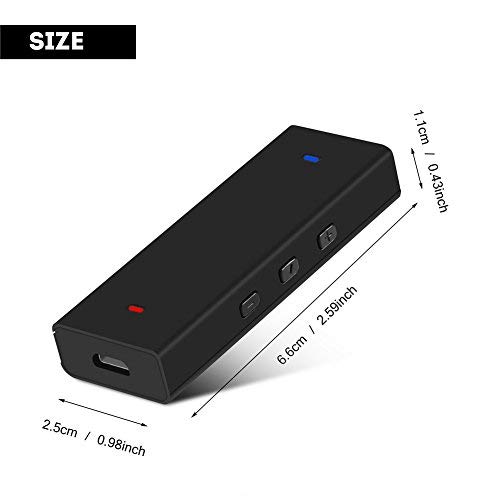 Bluetooth-versterker, VBESTLIFE Mini draagbare HIFI audio Bluetooth-versterker Hoofdtelefoon Hoofdtelefoon 3.5 mm AUX… - Afbeelding 7