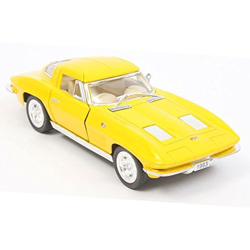 1963 Chevy Corvette Stingray 1:36 Scale (Yellow)