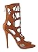 Breckelle's Womens Peep Toe Lace up Gladiator Cage Cut Out Stiletto Heel Pump Sandal