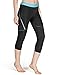 LAMEDA Women's Capri Leggings Compression Tights Gel Padded