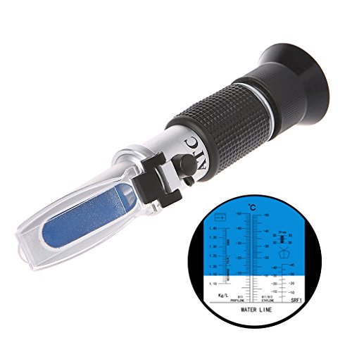 Autone Auto car Handheld Antifreeze Liquid Coolant Tester Battery Refractometer Tool ,Car Antifreeze Tester Refractometer - Thumbnail 2