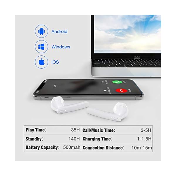 Wireless-Earbuds-Bluetooth-50-Headphones-True-Wireless-Headphones-In-Ear-Earphones-Hi-Fi-Stereo-Sound-Sweatproof-Earphones-Sport-Headset-30H-Cycle-Playtime-Built-in-Mic-with-Charging-Case Wireless Earbuds, Bluetooth 5.0 Headphones True Wireless Headphones In-Ear Earphones Hi-Fi Stereo Sound Sweatproof…