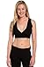 Fishers Finery Women's Ecofabric Low Impact Wireless Sleep Yoga Bra (Black, S)