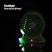 Portable Fan, Dizaul mini usb rechargeable fan with 2600mAh Power Bank and Flash light,for Traveling,Fishing,Camping,Hiking,Backpacking,BBQ,Baby Stroller,Picnic,Biking,Boating (Green)