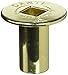 Dante Products FP.BV.BR Polished Brass Floor Plate for Dante Ball Valve