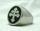 Magnum PI Viet Nam Unit Cross of Lorraine Ring Sz 12