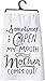 Primitives by Kathy LOL Made You Smile Dish Towel, 28