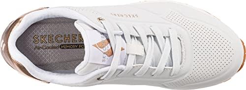 Femme Uno Golden Air Trainers, White Durabuck/Mesh Trim, 39 EU