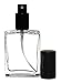 Riverrun Cologne Perfume Atomizer Empty Refillable Glass Bottle Black Sprayer 60ml 2 oz (1 Bottle)