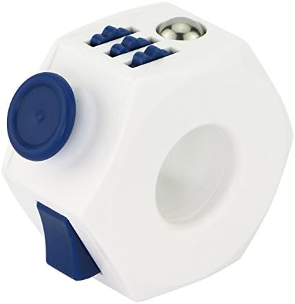 Rimao Anti-stress Fidget Ring Stress Reducer Finger Toy Attention Focus Desk Toy, Perfect Gift for ADD , ADHD , Anxiety and Autism,Adult and Children (Deep blue)