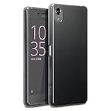 Xperia X Performance Cases, Terrapin Sony Xperia X Performance Cover - TPU Gel - Slim Design - Durable Shock Absorbing - Back Protector - Smoke Black