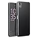 Xperia X Performance Cases, Terrapin Sony Xperia X Performance Cover - TPU Gel - Slim Design - Durable Shock Absorbing - Back Protector - Smoke Black