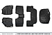 MAXLINER All Weather Custom Fit 3 Row & Cargo Liner Behind The 3rd Row Floor Mat Liner Set Compatible with 2017-2019 Ford Explorer