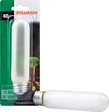 Sylvania 18494 40-Watt Frosted Tubular Incandescent T10 Bulb