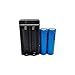 4PCS 3.7V 18650 Rechargeable 6000mAh Li-ion Lithium Battery Batteries with 18650 Battery Charger for LED Flashlight Headlamp