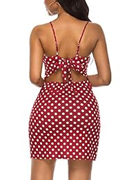 Berydress - Vestido de verano para mujer, estilo bohemio, informal, con tirantes y botones, para la playa