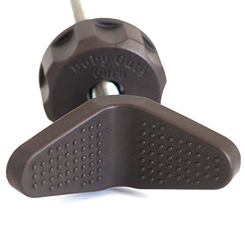 Baby Gate Guru Extra Long M8 (8mm) Stair Banister Adapter YSpindle Rods 2 Pack for Pressure