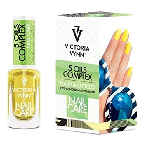 VICTORIA VYNN Nail Oil Care, 9ml - 5 Oils Complex for Nails & Cuticles - Natural Nourishment and Regeneration - Macadamia, Argan, Sweet Almond, Avocado, Jojoba