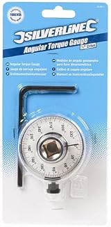 Silverline 254617 Angular Torque Gauge 1/2 Inch Drive Chrome Vanadium Steel Dial view 2