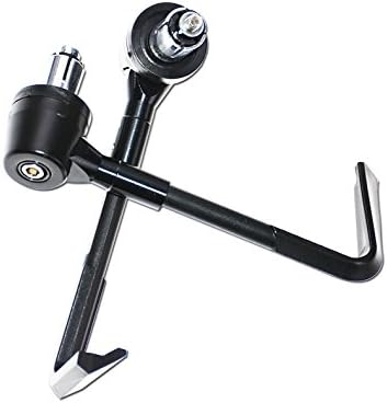 Universal Motorcycle 7/8" 22mm Brake Clutch Systems Levers Protect Guard Protector Handlebar,Black